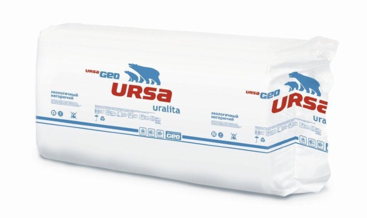 Утеплитель Ursa GEO 33 PN П-30 1250х600х60 мм 16шт. уп